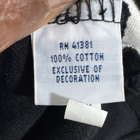 Polo by Ralph Lauren Men's Black White Polo Shirt Big Pony Crest size L Preppy - Picture 8 of 11